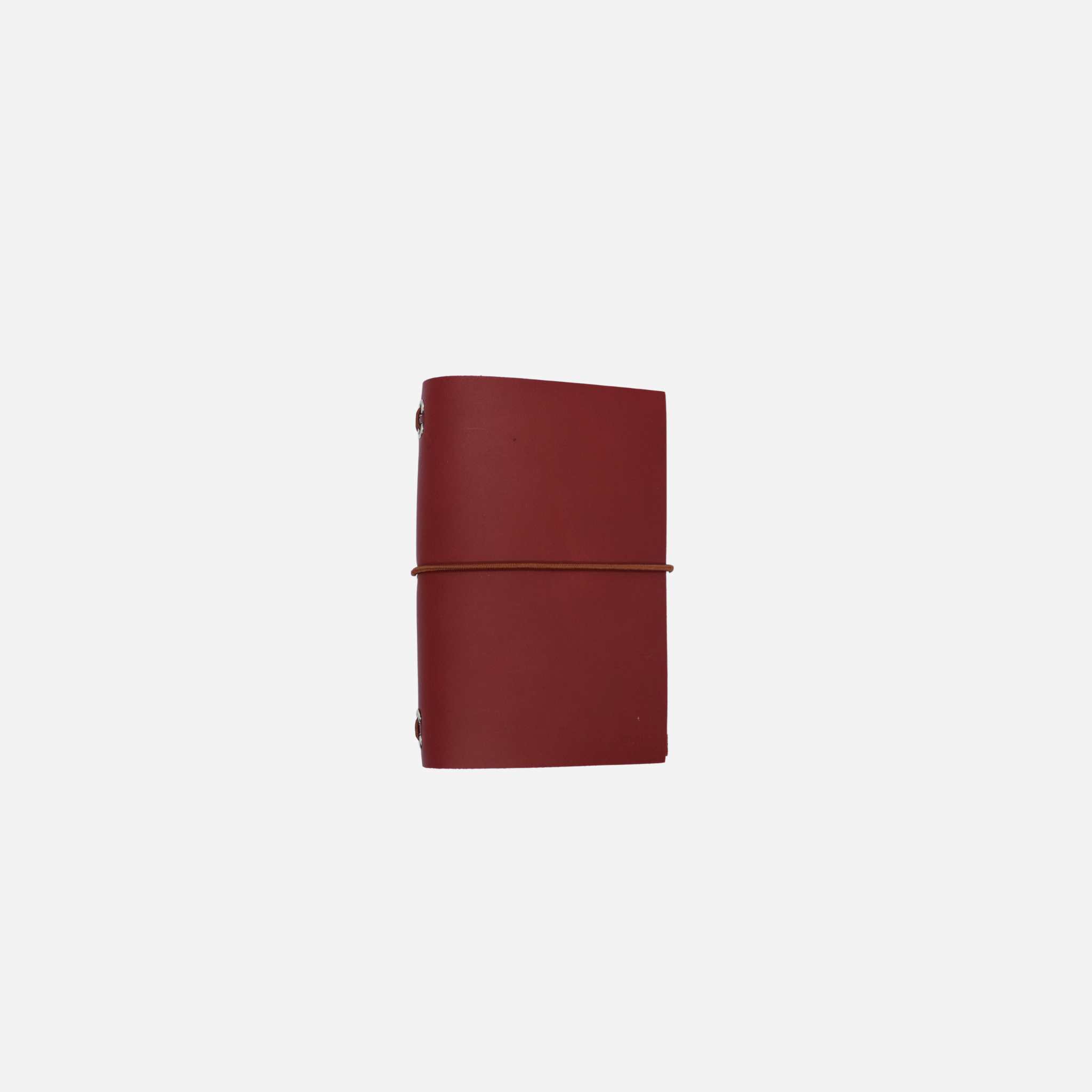 A6 Bifold Leather Journal Cover Maroon