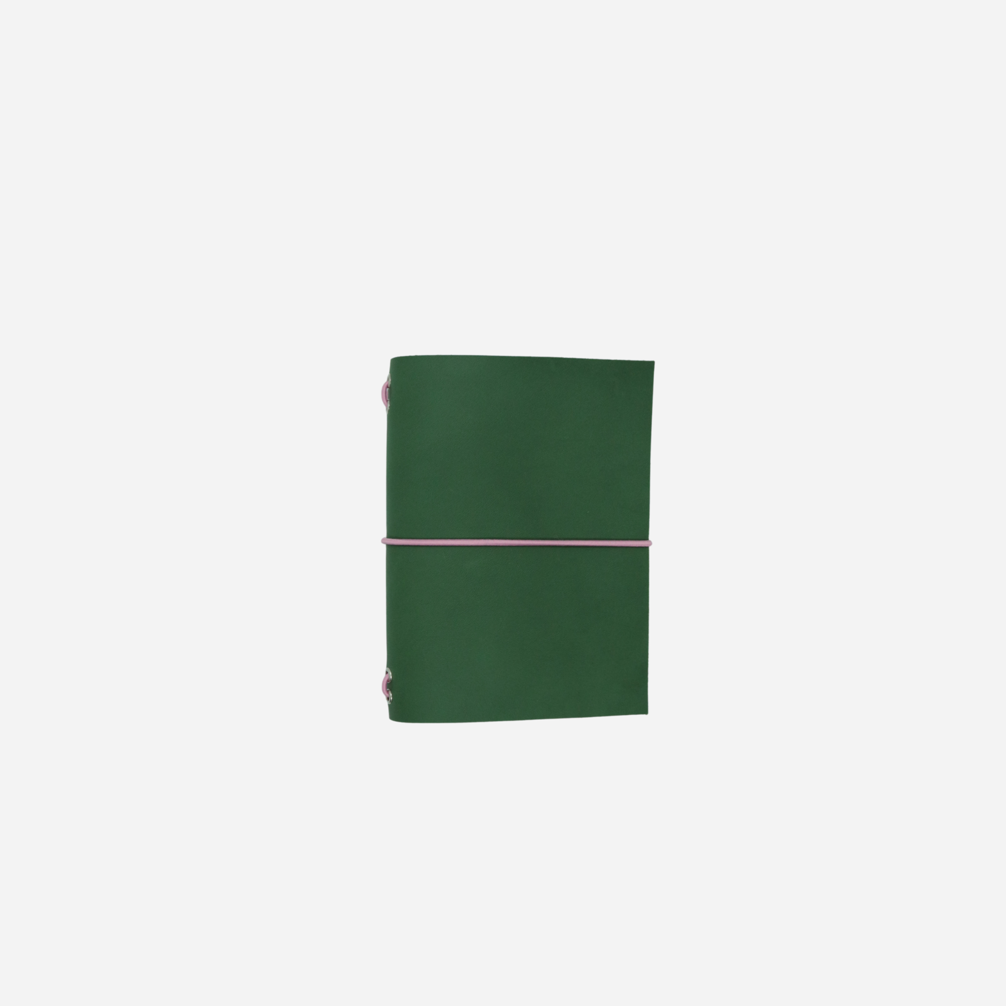 A6 Bifold Leather Journal Forest Green