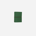Passport Size Bifold Leather Journal Forest Green