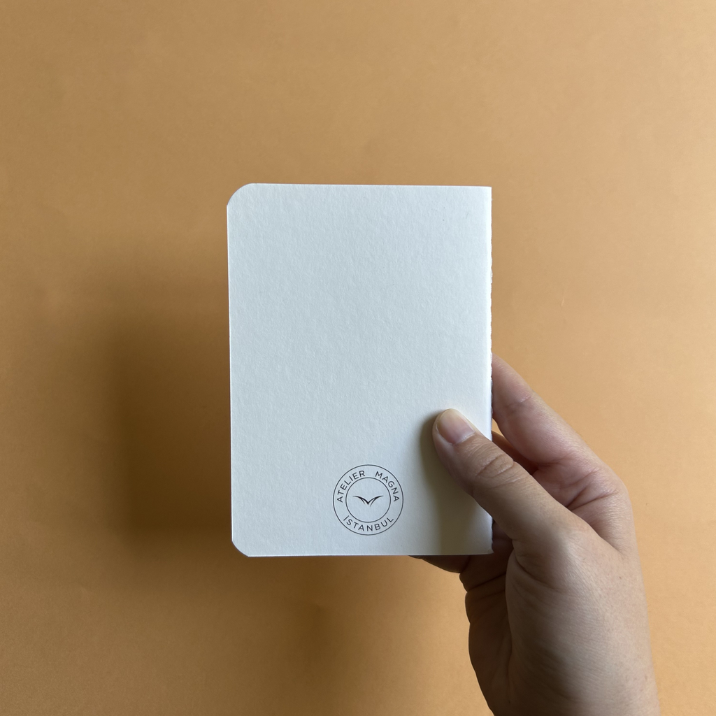 Passport-size Blank Notebook