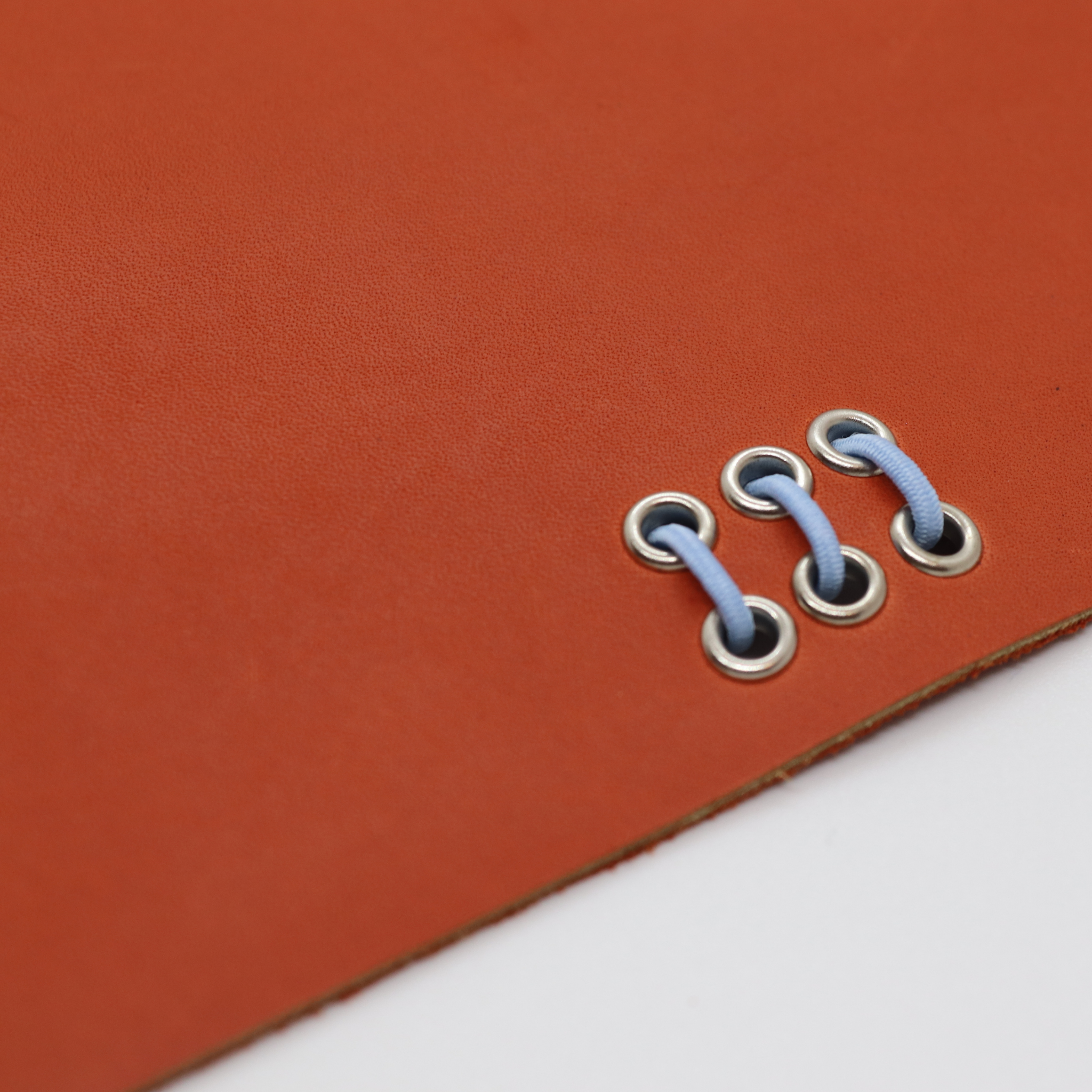 A5 Bifold Leather Journal Cover Burnt Orange