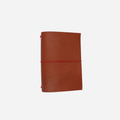 A5 Bifold Leather Journal Cognac