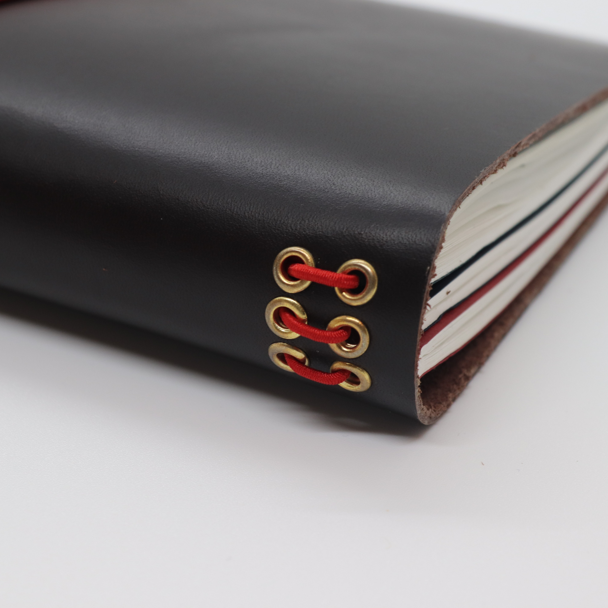 A5 Bifold Leather Journal Cover Espresso