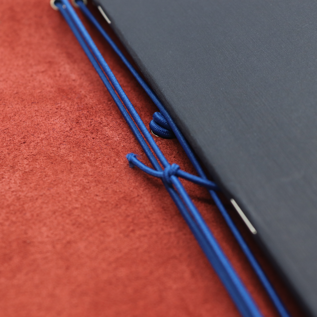 A5 Bifold Leather Journal Cover Maroon