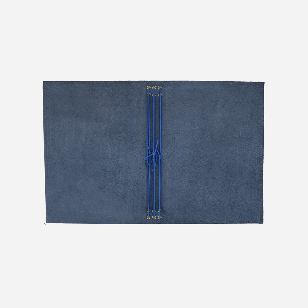 A5 Bifold Leather Journal Midnight