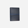 A5 Bifold Leather Journal Midnight