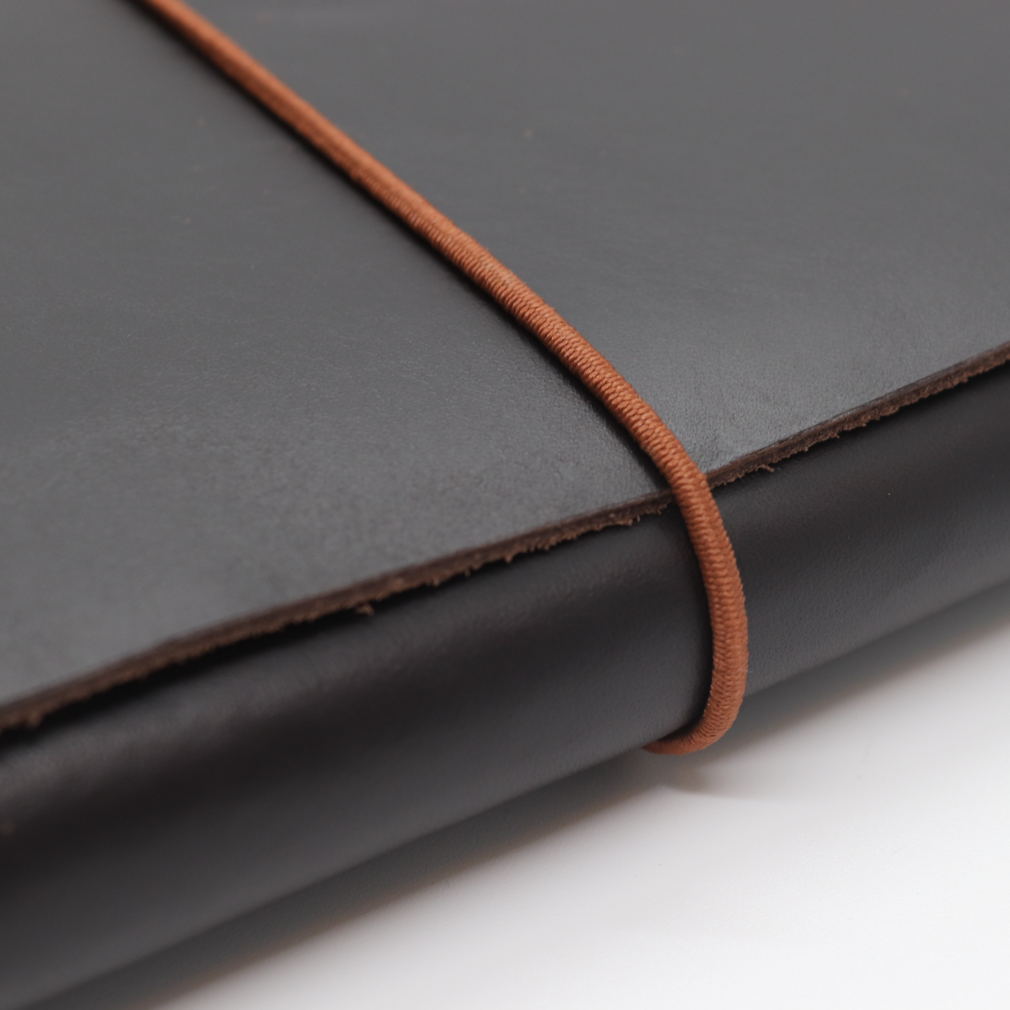A5 Trifold Leather Journal Cover Espresso