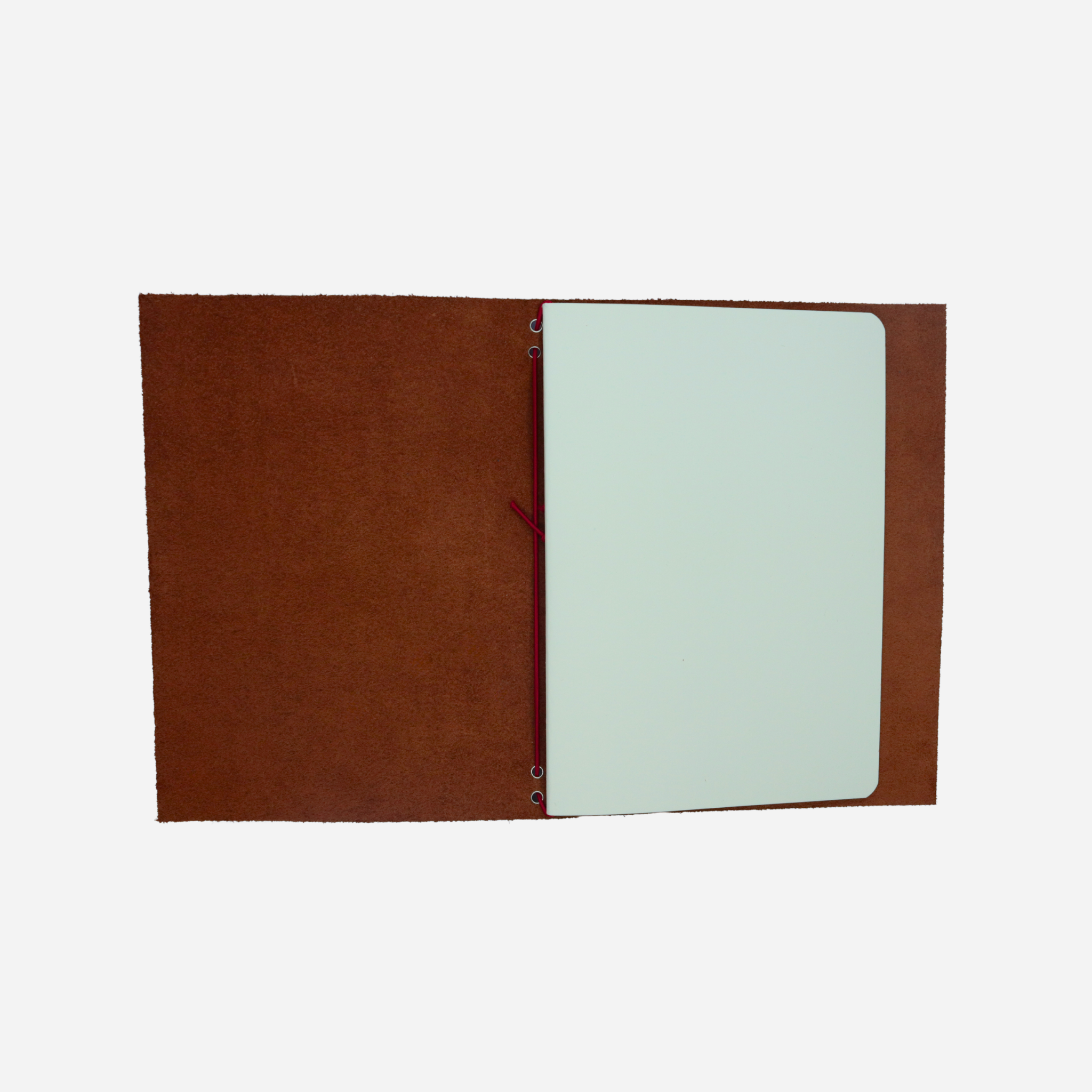 A5 Bifold Leather Journal Cover Cognac