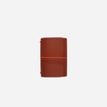 A6 Trifold Leather Journal Cognac