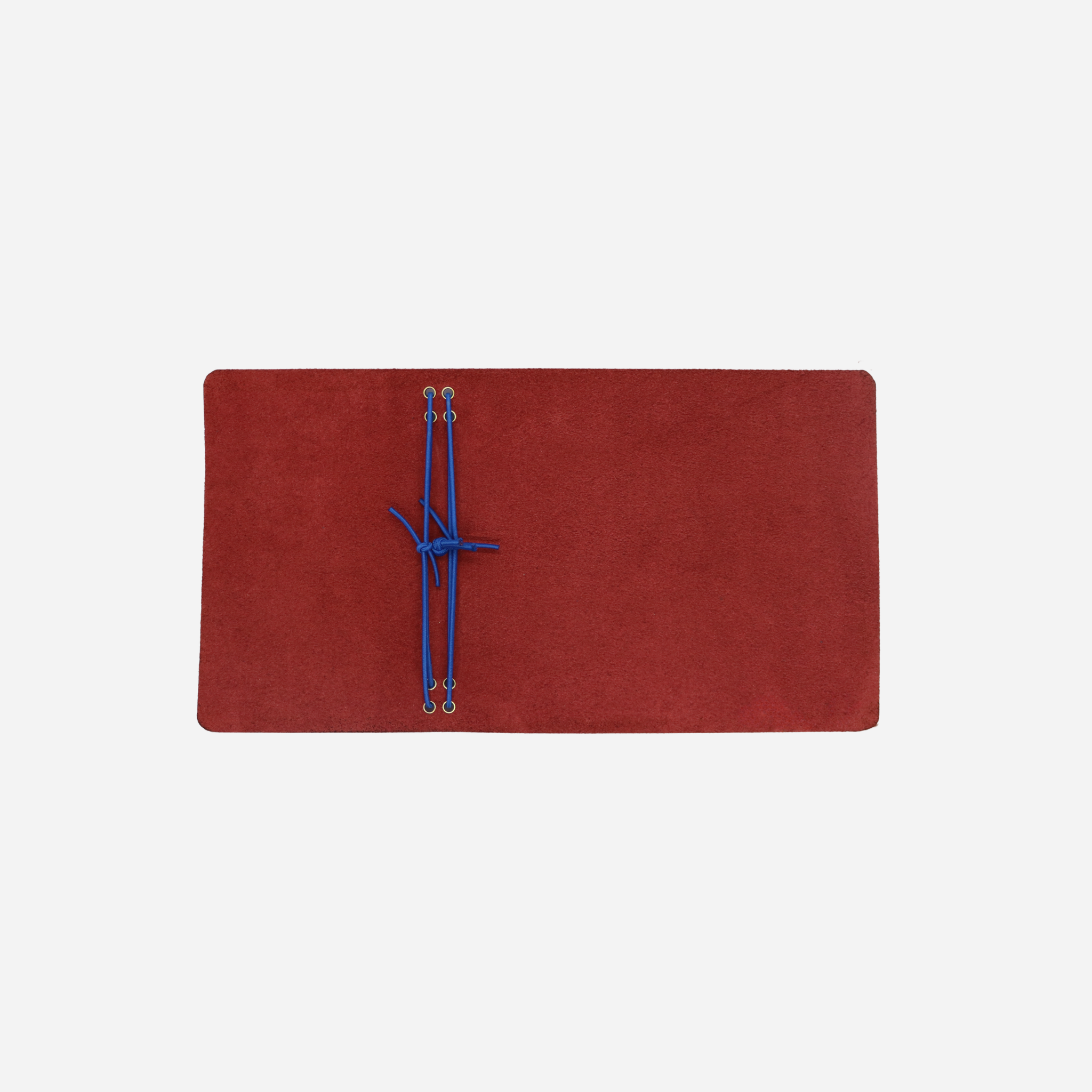 A6 Trifold Leather Journal Cover Maroon