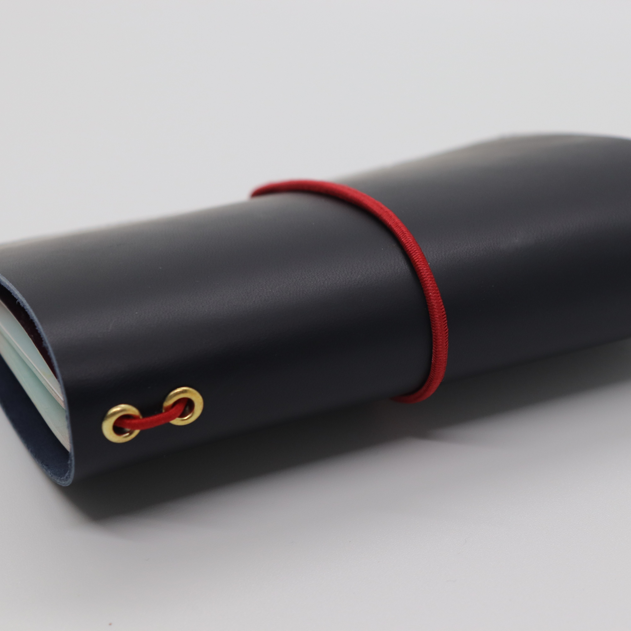 Bifold Leather Passport Cover Midnight