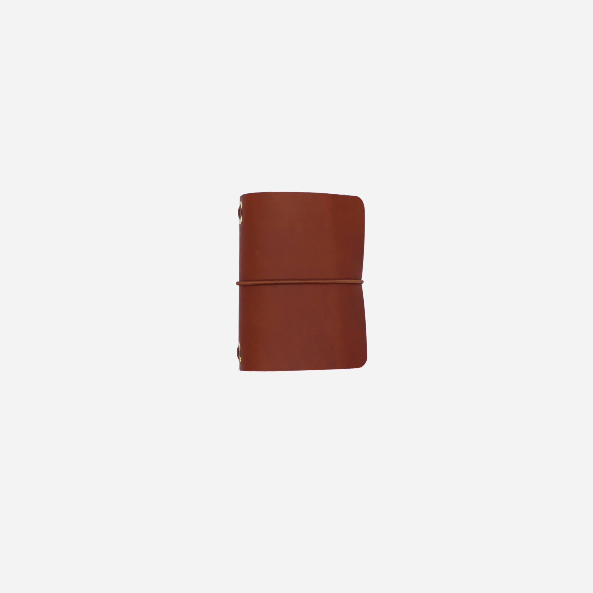 Trifold Leather Passport Cover Cognac