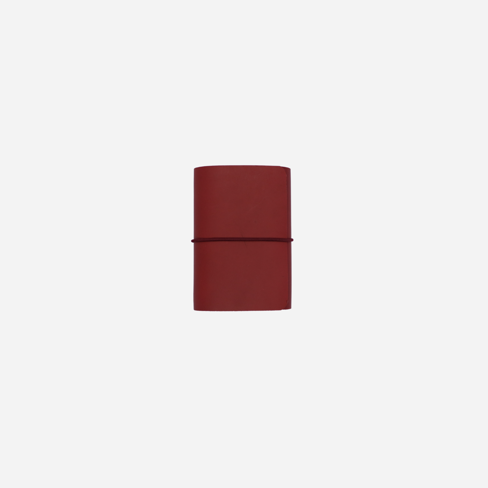Trifold Leather Passport Cover Maroon